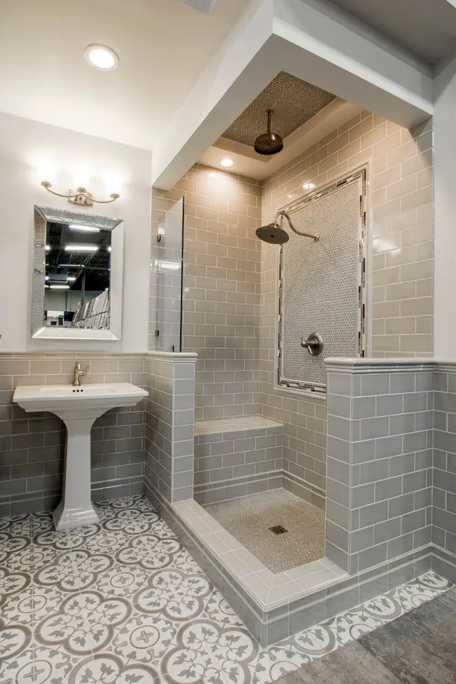 Expert bathroom tile remodel completed by Premier Tile Design